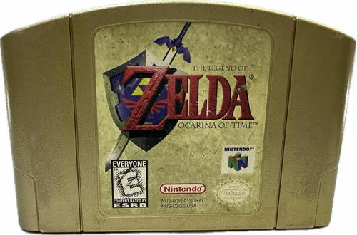 The Legend Of Zelda Ocarina Of Time Dorado | Nintendo 64