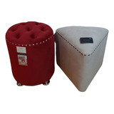 Baul Sillon Asientos Juego Living Butaca Puff Respaldo