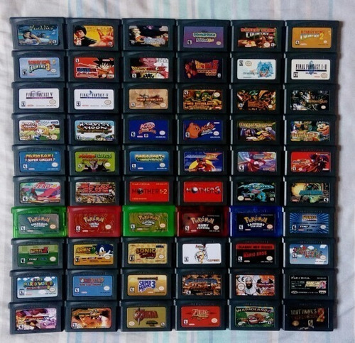 Cartuchos Game Boy Advance Gba Relação De Jogos Consulte