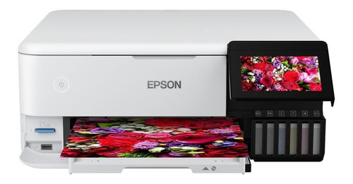Impresora Multifuncional Epson L8160 Tinta Continua Color Blanco/negro
