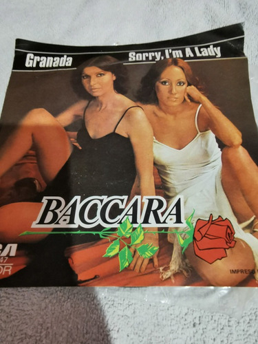 Disco 45 Rpm:baccara- Granada Sorry Im A Lady