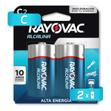 Pila Rayovac Alcalina C Con 2 Unidades 1.5v 814-2la.01