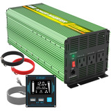 Inversor De Corriente Edecoa, 2000 W, Dc 12 V A 110/120 V, 2