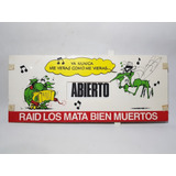 Antiguo Cartel Raid Abierto Cerrado Exc Estado Mag 57860