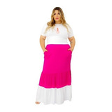 Conjunto Saia Longa  Cropped  Roupas Femininas Plus Size 26