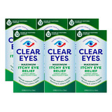 Clear Eyes Gotas Para Los Ojos Maximum Itchy Eye, 0.5 Onzas