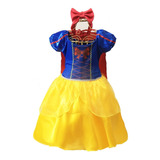 Vestido Princesa Infantil Aniversário Fantasia Crianç Barato