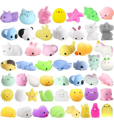 12 Squishy Mini Animalito Anti Stress Ansiedad Super Oferta