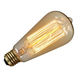 10 Foco Edison Vintage Bulbo St64 40w Incandescente Dimeable