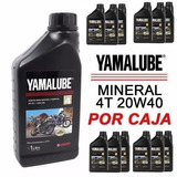 Aceite Lubricante Para Moto Yamalube 4t 20w40 X 12 Unidades