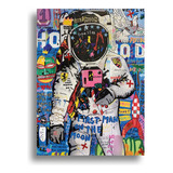 Cuadro Decorativo Moderno   Art Pop  Astronauta