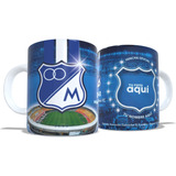 Pocillo Taza Mug Personalizado Millonarios Fc Con Tu Foto