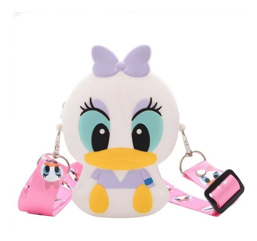 Monedero De Silicon Bolso Estilo Crossbody Caricatura Niños