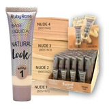 Base De Maquillaje Líquida Ruby Rose Base Líquida Natural Look Hb-8051 Base Líquida Look Tono Nude 1 - 1.02floz 29g