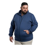 Blusa De Frio Masculina Plus Size Moleton Forrada G1 Ao G5