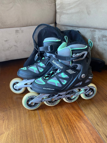 Patins Rollerblade Macroblade 90w Tam 39 Semi Novo Pouco Uso