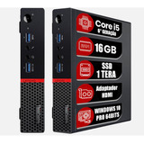 Mini Pc Lenovo M900 Core I5 16gb Ram 1 Tera Ssd Windows 10