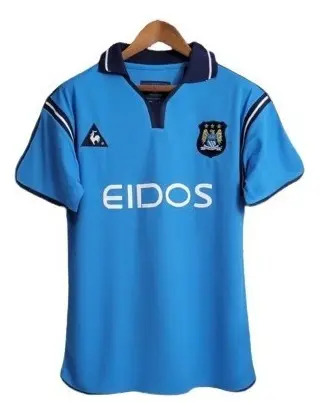 Jersey Manchster City Titular Retro 2001-2002
