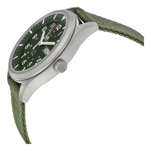 Reloj Seiko 5 Sports Hombre Automatico 23 Jewels Snzg09k1 Color De La Malla Verde Musgo Color Del Bisel Plateado Color Del Fondo Verde