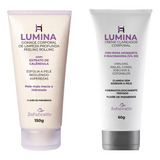 Kit Clareador Virilha Axilas E Esfoliante Corporal Lumina