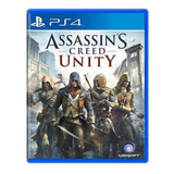 Jogo Midia Fisica Assassins Creed Unity Original Para Ps4