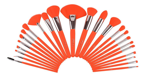 Set De 24 Brochas Beauty Creations The Neon Orange