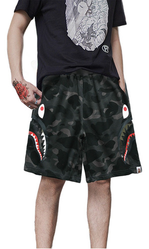 Shorts Hombre Bermudas Casual Short Deportivo Hiphop Street 