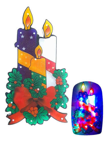 Figura Muñeco Adorno Luces Led Navideñas Decoración