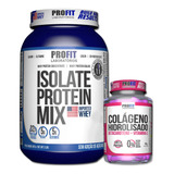 Combo Feminino Whey Protein Iso Mix  + Colageno Profit + Nf 