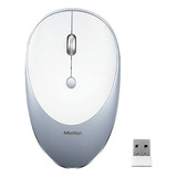 Mouse Inalambrico Recargable Meetion R600 Color Blanco