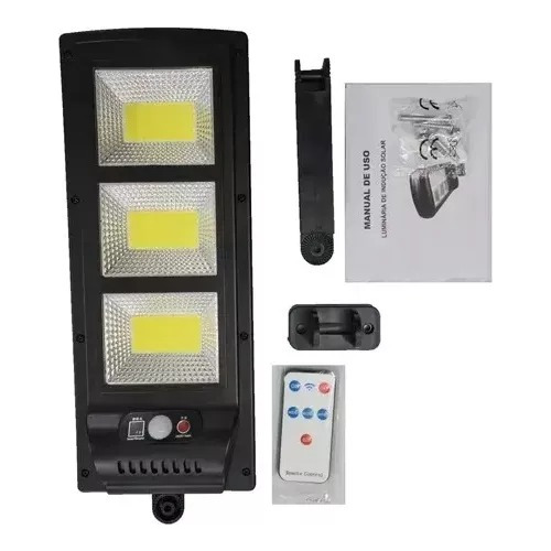 Reflector Lampara Solar Sensor Movimiento Luz Led 