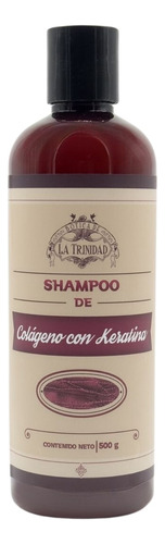 Shampoo Con Colágeno Y Keratina 500ml, Crecimiento Cabello