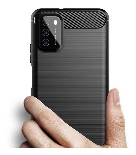 Funda Tpu Antigolpe Carbono Para Xiaomi Redmi 9 9t Poco M3 