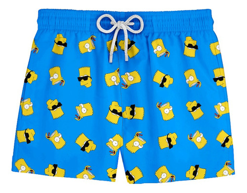 Short Bermuda Masculino Simpdonuts Bárty Personagem Ref 350