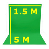 Fondos Fotográficos Verde Chroma Key Telón Con Estuche 1.5x5