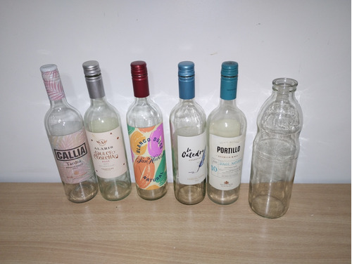 Botellas De Vidrio Transparente 