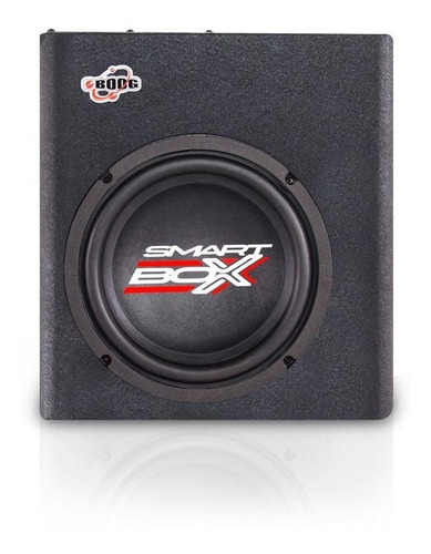 Caixa Amplificada Boog Mini Slim 8 Pol Ativa Som Carro Sub