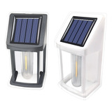 Lámpara De Pared Led De Inducción Impermeable Solar 2pcs