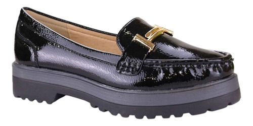 Zapato Chalada Mujer Grand-12 Negro Plataforma