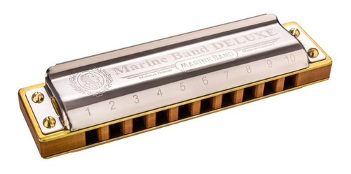 Armonica Mib-mayor Hohner ''marine Band Deluxe'' M200504x