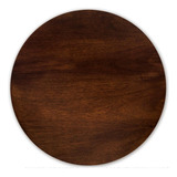 Tampo Redondo 80cm Castanho Para Mesa Mdf 15mm