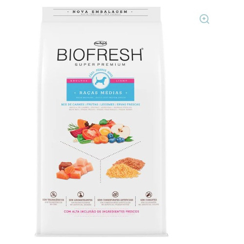 Biofresh Adulto Light Para Razas Medianas De 3 Kg