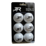 Pelota Ping Pong 3r - 40 Mm. - Blister Con 6 Piezas