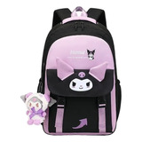 Mochila Importada Kuromi Grande Y Espaciosa Para Jovencitas