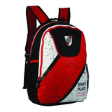 Mochila River Plate Licencia Oficial Escolar Futbol Grande F