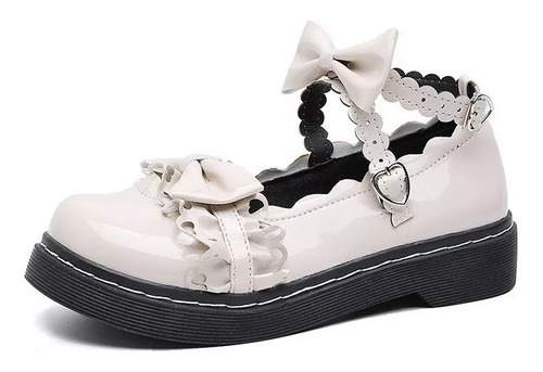 Zapatos De Cuero Lolita Suave Retro Japonés Para Mujer