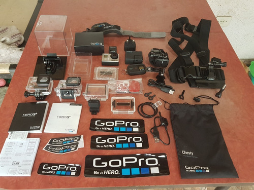 Camera E Filmadora Digital Go Pro Hero3+ Black E Acess