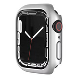 Bumper Capa Proteção Apple Watch Series 9 8 7 Se 45mm Prata