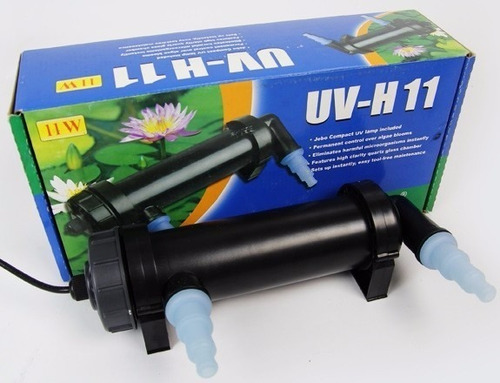 Filtro Uv 7w Lago Jebo Germicida Esteriliza Água Cristalina 