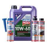 Kit 10w60 Fuel Protect Oil Smoke Stop Liqui Moly + Regalo